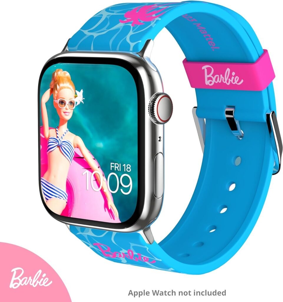 Barbie Smartwatch Band – Officially Licensed, Compatible with Every Size  Series of Apple Watch (watch not included)