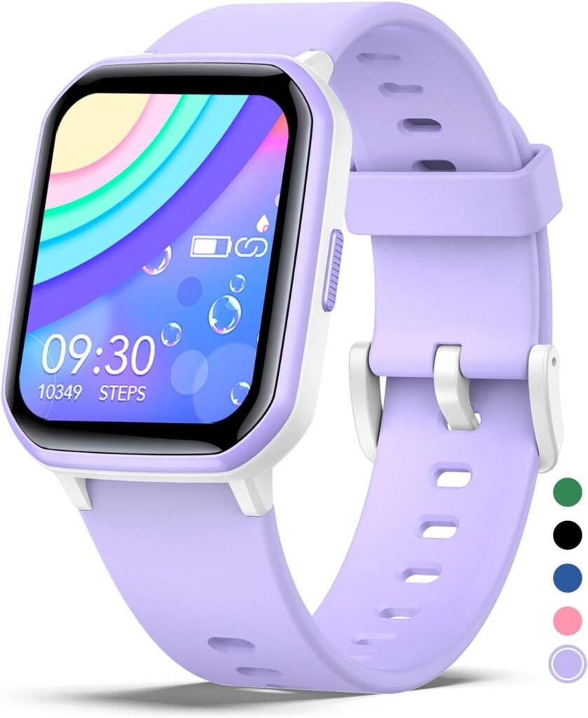 MgaoLo Kids Smart Watch for Boys Girls,Kids Fitness Tracker Smartwatch with Heart Rate Sleep Monitor,Waterproof Pedometer Activity Tracker for Android iPhone, Birthday Present